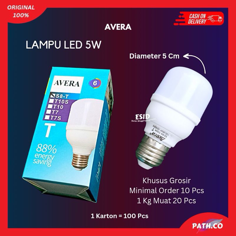 lampu led Avera 5 watt