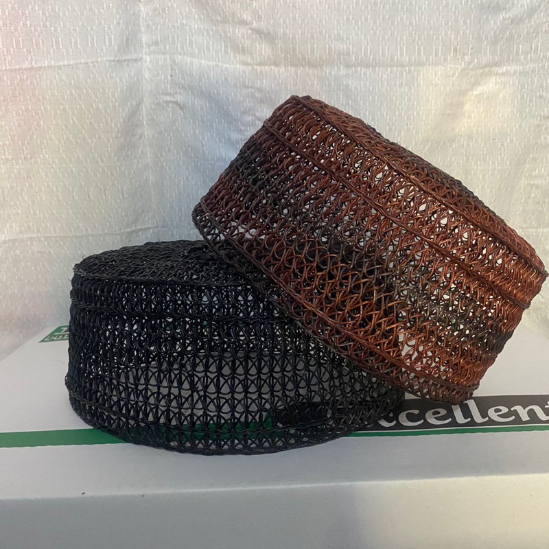 Peci Songkok Kopiah Akar Janggang | Peci premium | Peci Rotan khas Banjar