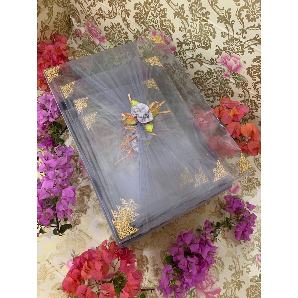 

BOX PERNIKAHAN SESRAHAN MIKA TILE 1 SET ISI 4MIKA FULL TINGGAL PASANG MUDAH PRAKTIS KOTAK HANTARAN MIKA TILE ISI4 BOX