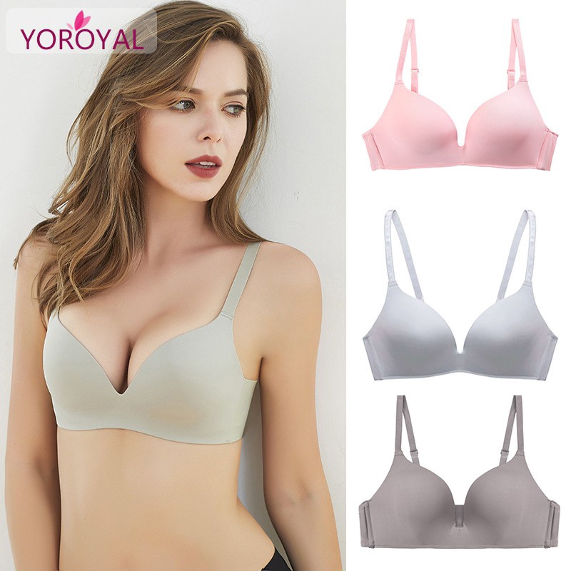 ✨SHOPEE MALL✨ YOROYAL Bra seamless BH Pakaian Dalam Wanita Bra merasa baik Bra sexy Bra push up One-