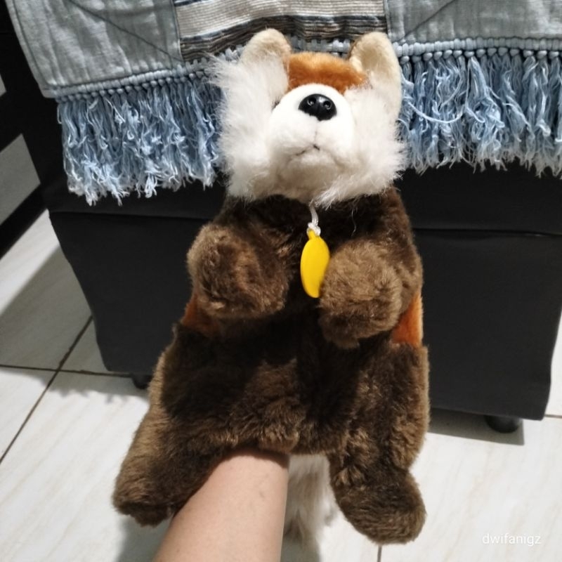 BONTANG BONEKA TANGAN TUPAI ORI TAMAN SAFARI