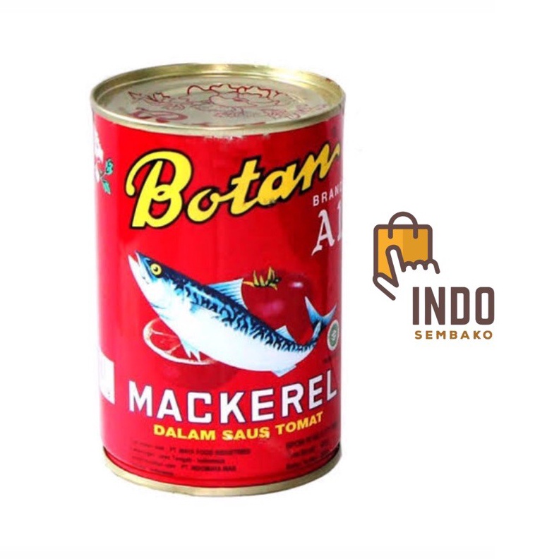 

Terlaris Botan Besar / Botan Mackarel 425g / ikan Kaleng Botan 425 gram / Botan A1 Sarden Saus Tomat Besar !!