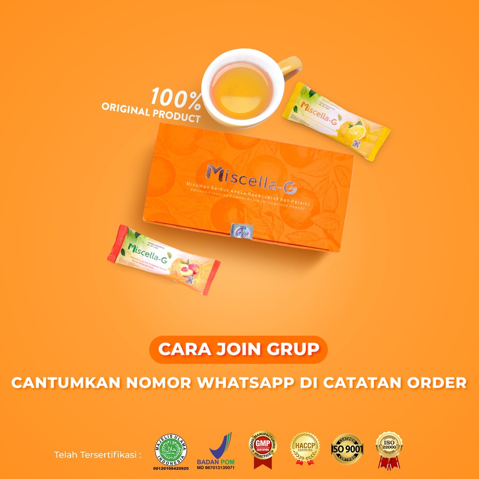 

≛ MISCELLA-G | Suplemen untuk PROMIL , BUMIL , BUSUI , PERAWATAN KECANTIKAN dan KESEHATAN TUBUH | HALAL | BPOM ➼Terlaris