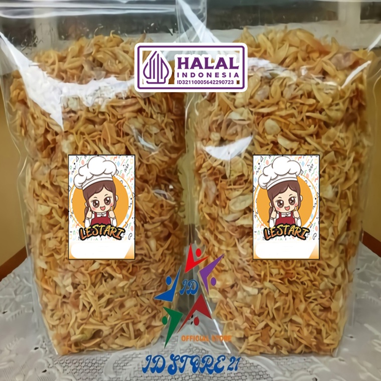 

[✶G91<] BAWANG GORENG LESTARI 100 GRAM TANPA CAMPUR TEPUNG HALAL Berkah Shopee