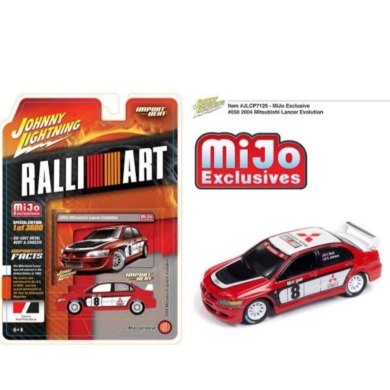 Johnny Lightning 2004 Mitsubishi Lancer Evo Ralliart