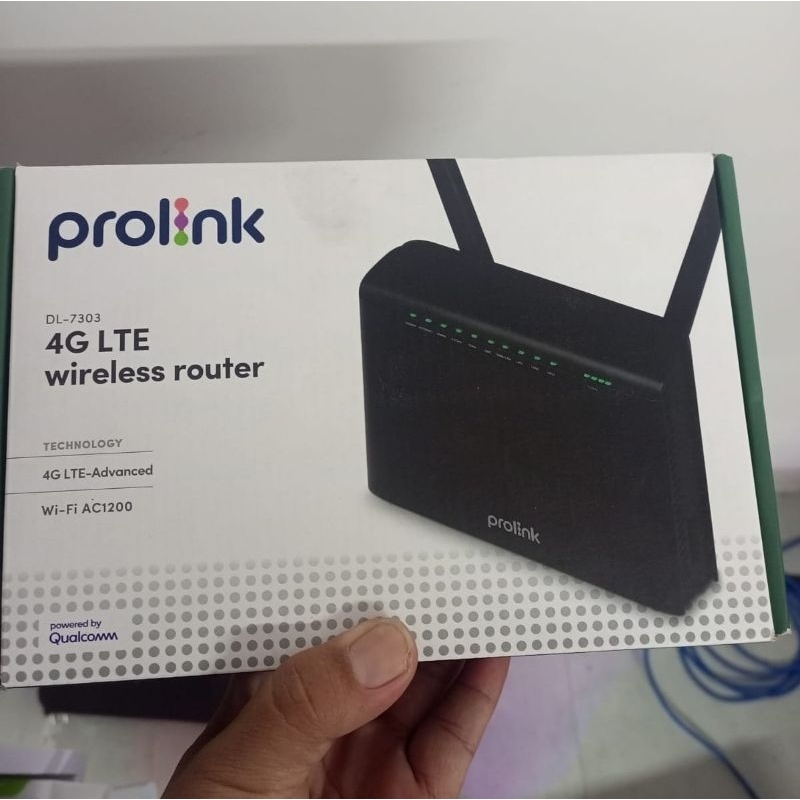 [BEKAS] Like New Modem Home Router Wifi PROLINK DL7303 DL-7303 Unlock All operator 4G+ CAT6 300Mbps