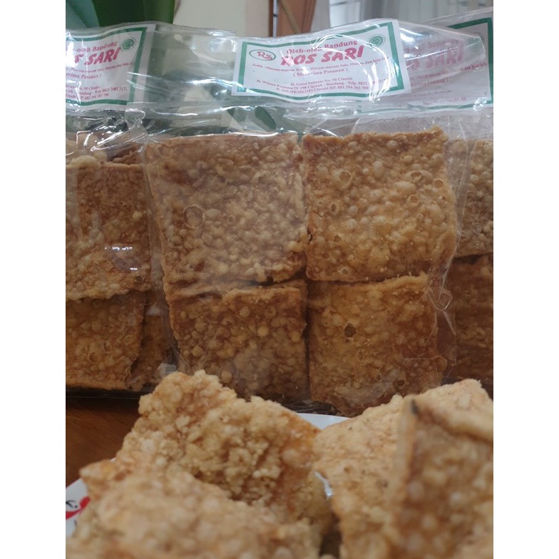 TEMPE GORENG BANDUNG ASIN ORIGINAL 500GR OLEH OLEH BANDUNG 8578