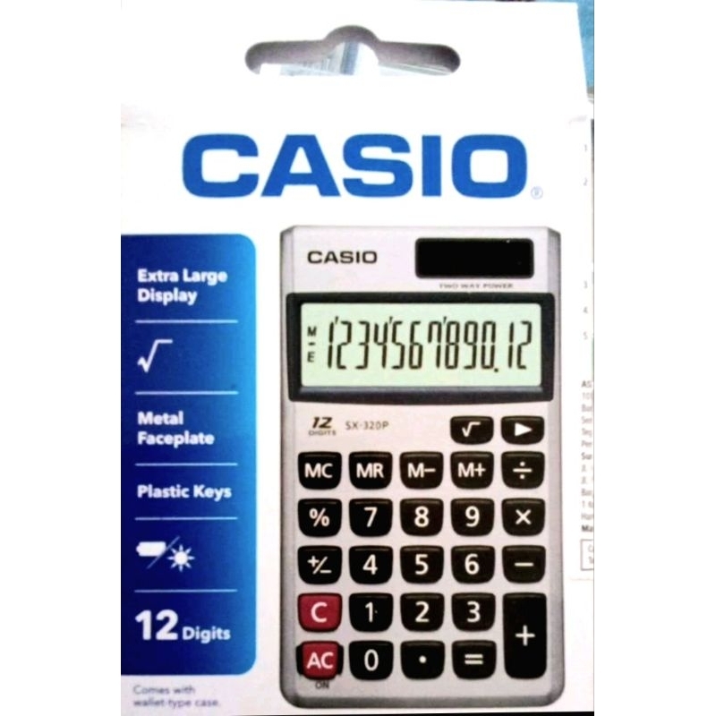 

Kalkulator Casio SX-320P