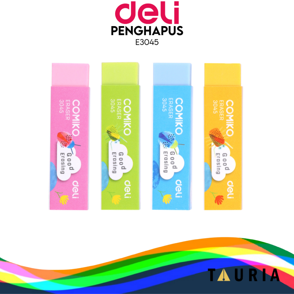 

Deli E3045 Eraser/Penghapus-POP Eraser 60×15×15mm 4C