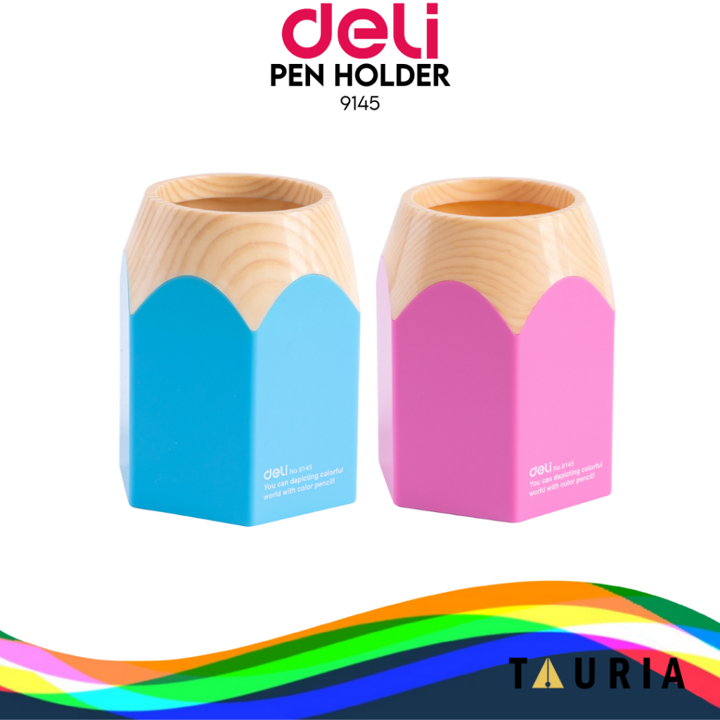 

Deli Pen Stand Bulat / Desk Pen Tempat Alat Tulis 9145