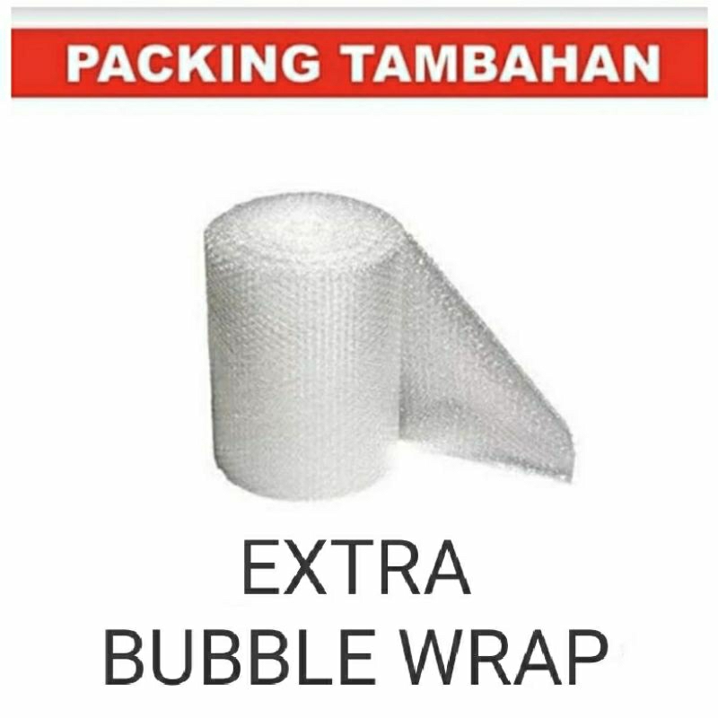 

EXTRA BUBBLE WRAP TAMBAHAN PACKING SUPAYA AMAN