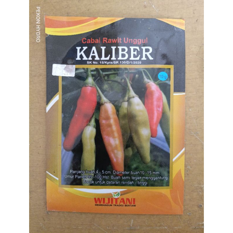 ORIGINAL Benih CABE RAWIT SETAN KALIBER 10 GRAM WIJITANI Kemasan Pabrik