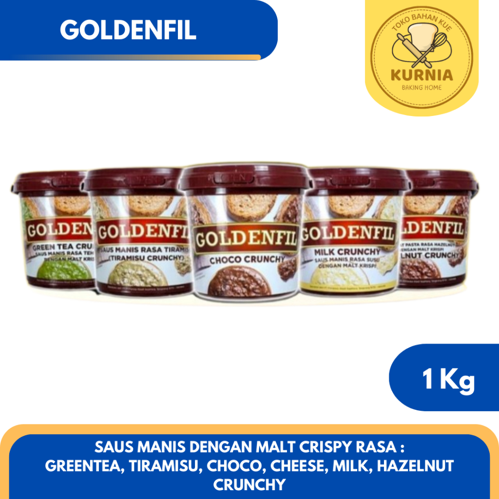 

GOLDENFIL SPREAD MANIS DENGAN MALT CRISPY KEMASAN 1 KG