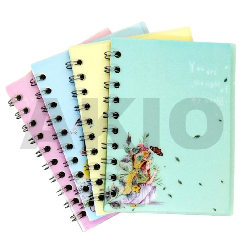 

Notebook A6 Mini 55 Lb Spiral Aesthetic Hardcover Karakter GIRL CEWE Beauty Lucu XQ82850-3