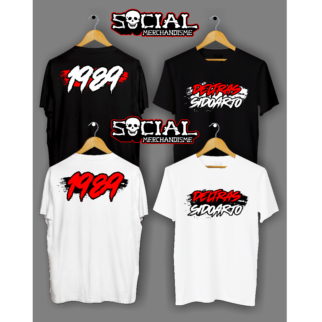 KAOS DELTRAS/SIDOARJO/POLOS/HITAM/DISTRO