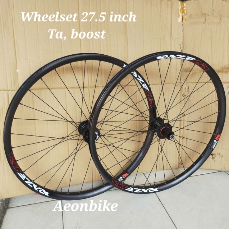 wheelset sepeda 27,5inch ta boost,velg set jadi sepeda rakitan hub fastace rims raze lebar velg roda