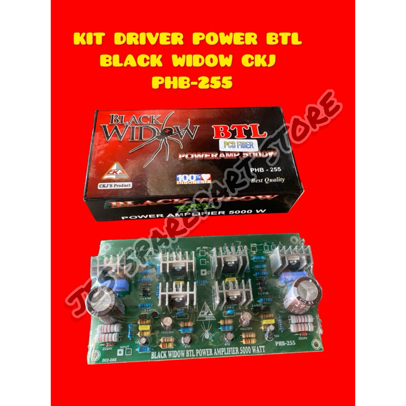KIT DRIVER POWER BTL  BLACK WIDOW CKJ PHB-255