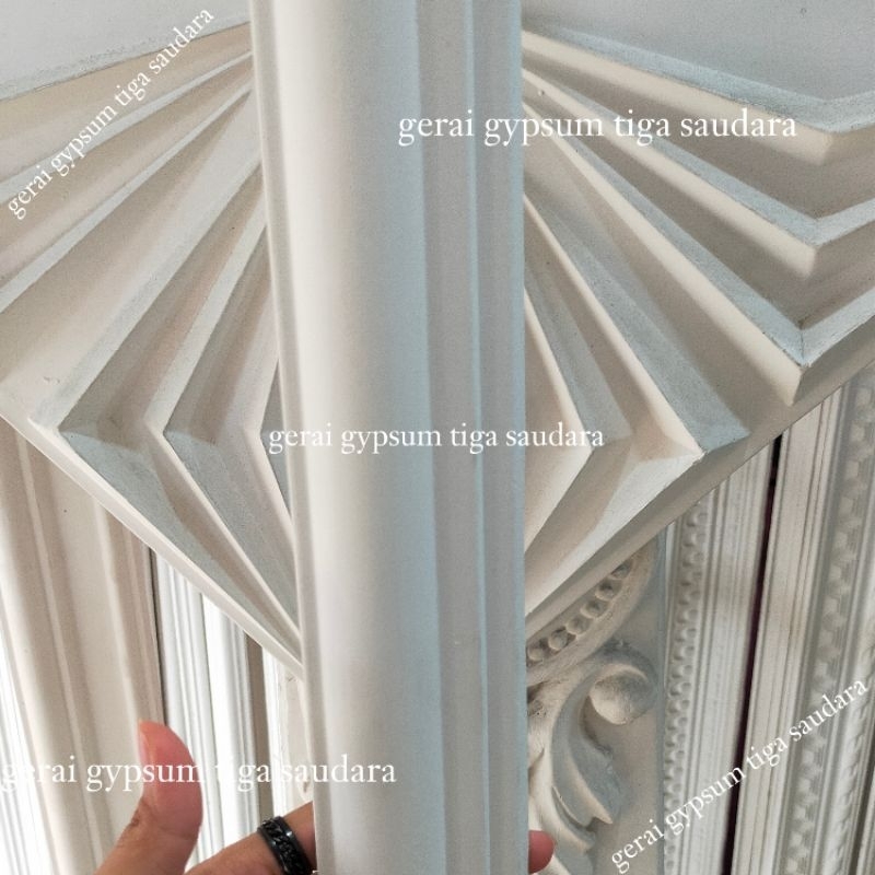 Lis Gypsum Wall Moulding 6cm - Lis Biding Wall Moulding 6cm