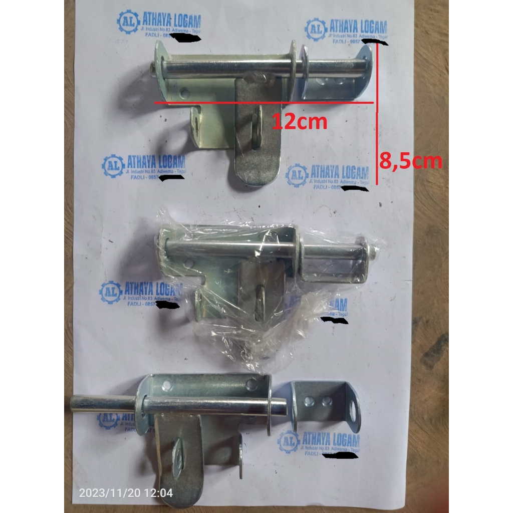 slot samping grendel mini pintu pagar besi
