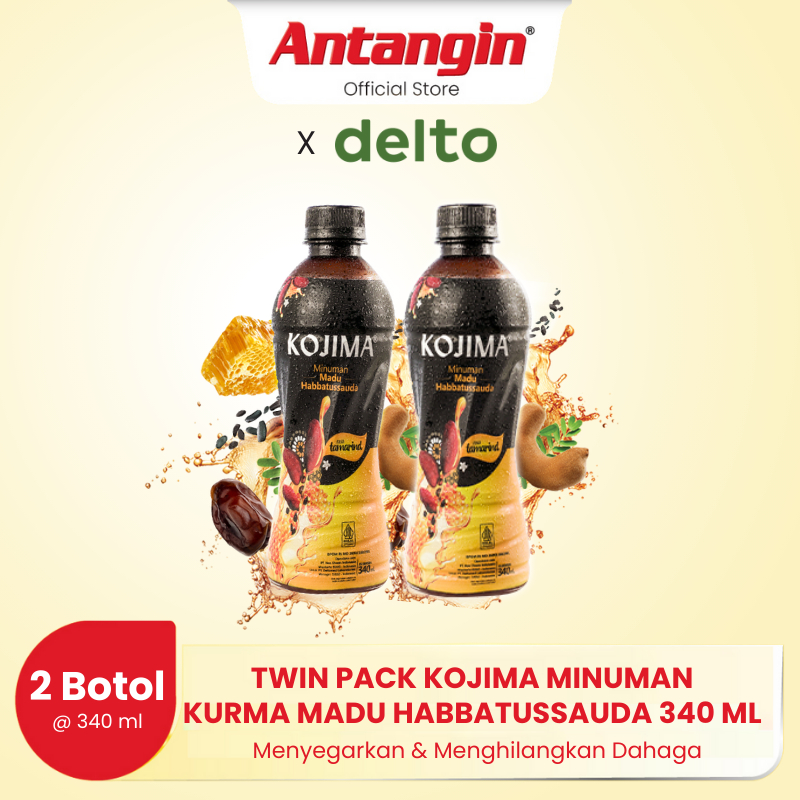 

Twin Pack Kojima Minuman Madu Habbatussauda 340 ml