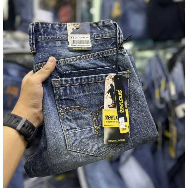 zee Lois ORIGINAL,Celana Jeans Panjang Pria - zee Lois ORIGINAL Celana Import Denim Pria