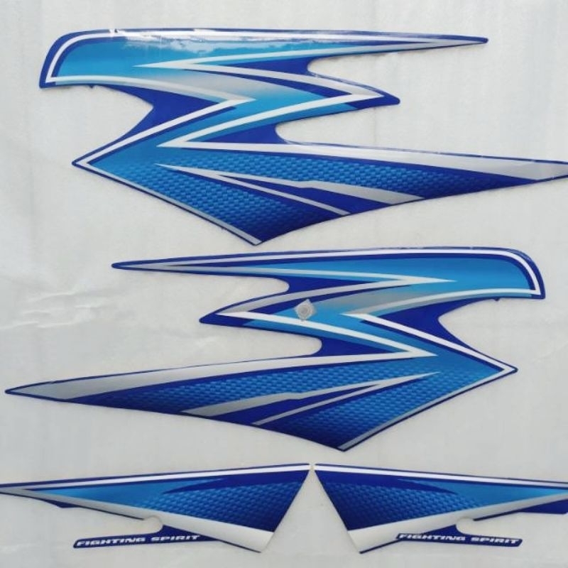 Lis striping RX King 03 Biru/Decal