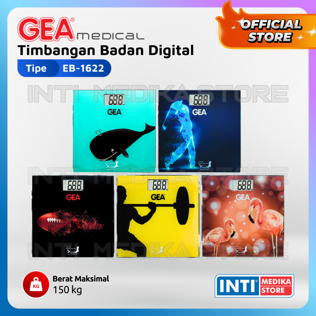 GEA - Timbangan Badan Digital EB 1622 | Timbangan Digital GEA
