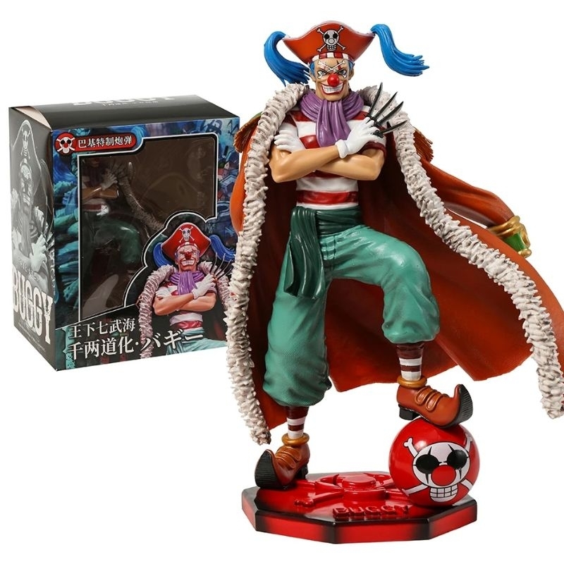 action figure one piece buggy the clown statue recast