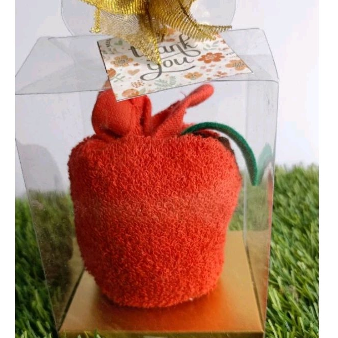 Souvenir handuk apel /souvenir pernikahan/souvenir ultah/hampers