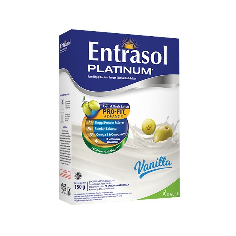 

MONIESHOP - ENTRASOL PLATINUM VANILA 150 gram