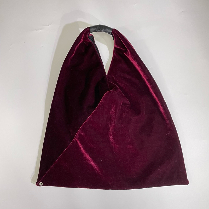 MM6 Maison Margiela Velvet Hobo Bag