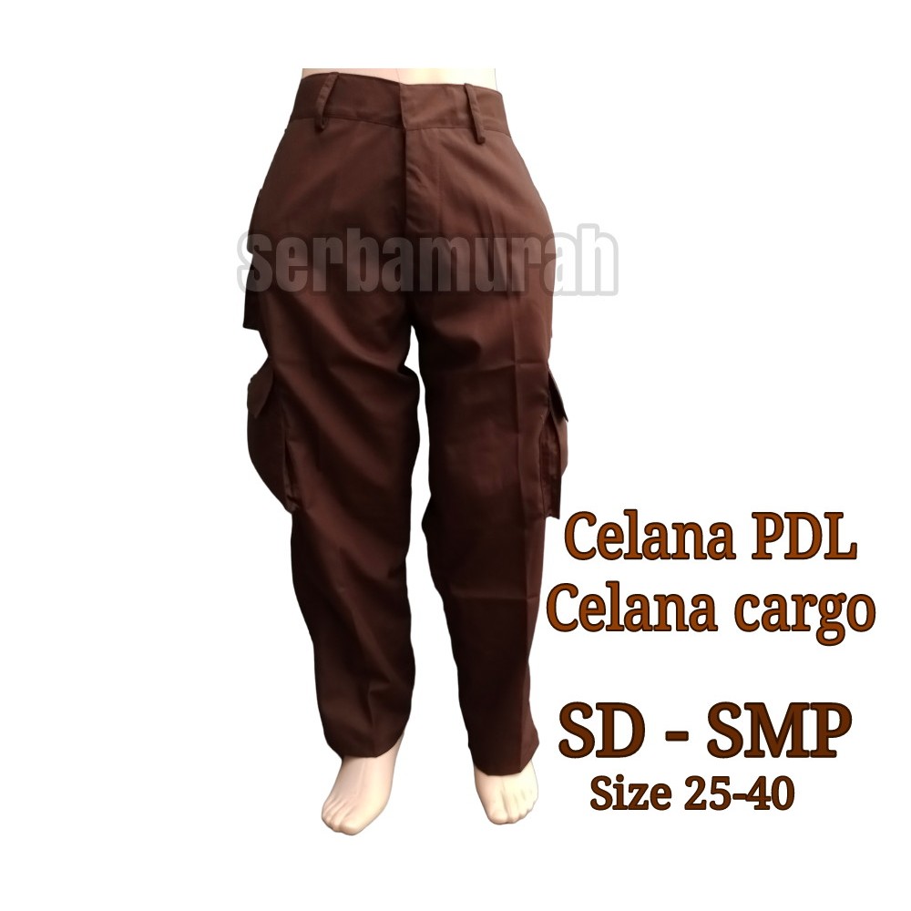 Celana cargo pramuka celana pdl pramuka sekolah sd-smp