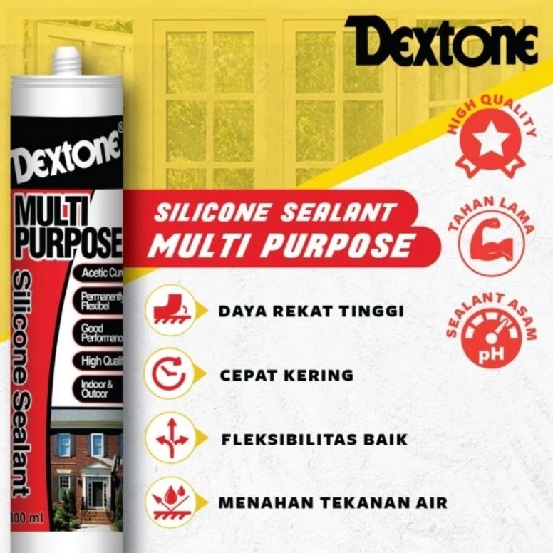 

[PRQ] lem silicone sealant dextone/Lem sealant botol dextone/lem silicon 7947