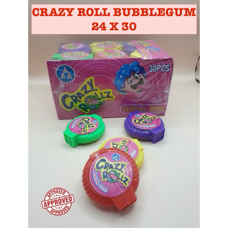 

Crazy Roll Bubblegum isi 30