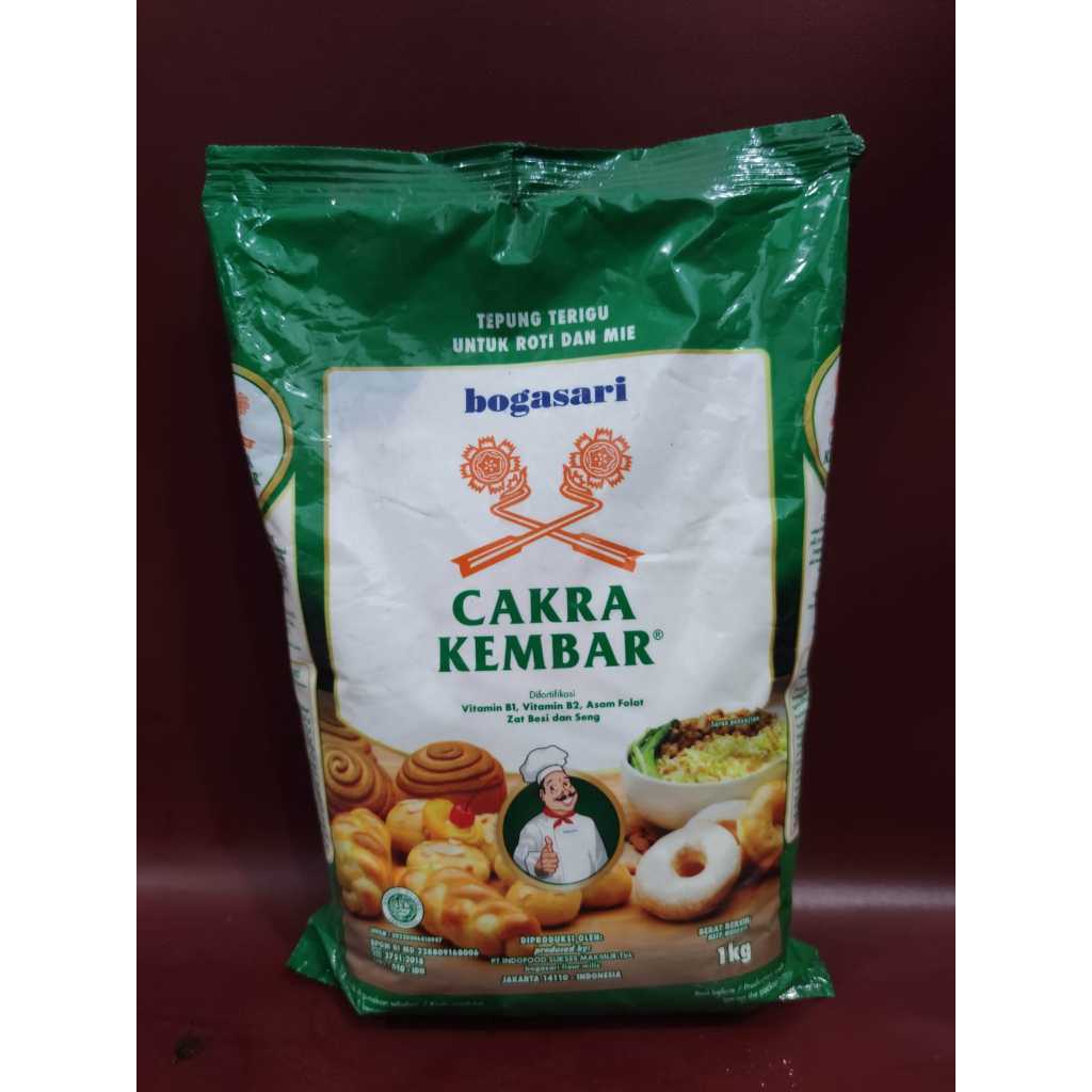 

Tepung Cakra Kembar Premium 1kg - Tepung Serbaguna Tepung Terigu