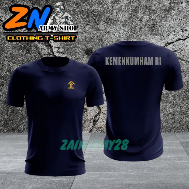 Kaos KEMENKUMHAM Jersey bahan Dryfit premium / Baju Jersey KEMENKUMHAM bisa COD