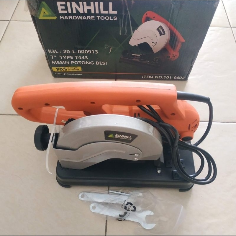 Mesin Gergaji Potong Pemotong Besi Cut Off 7" inch Einhil Einhill 7443