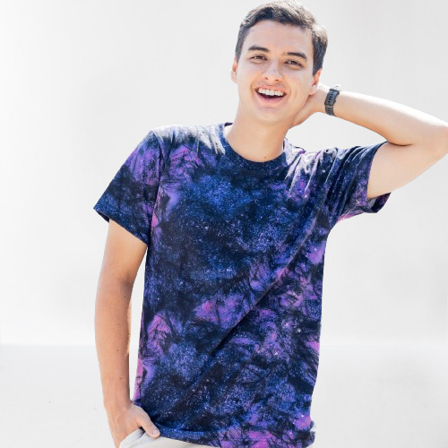 SF O Neck/Crew Neck Kaos Katun Galaxy Cowo/Unisex/Kaos Motif/Katun Premium/SOUTH FORMED