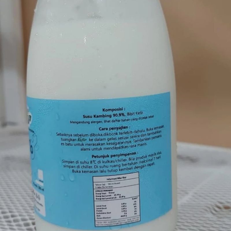 

Susu Kefir Kambing Fermentasi Segar Sehat Halal Locarbs