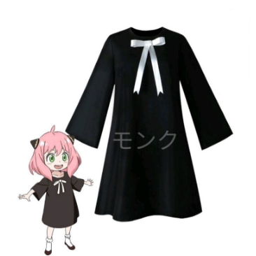 Costume Anime Cosplay / Anya Forger Anak Dewasa / Realpict