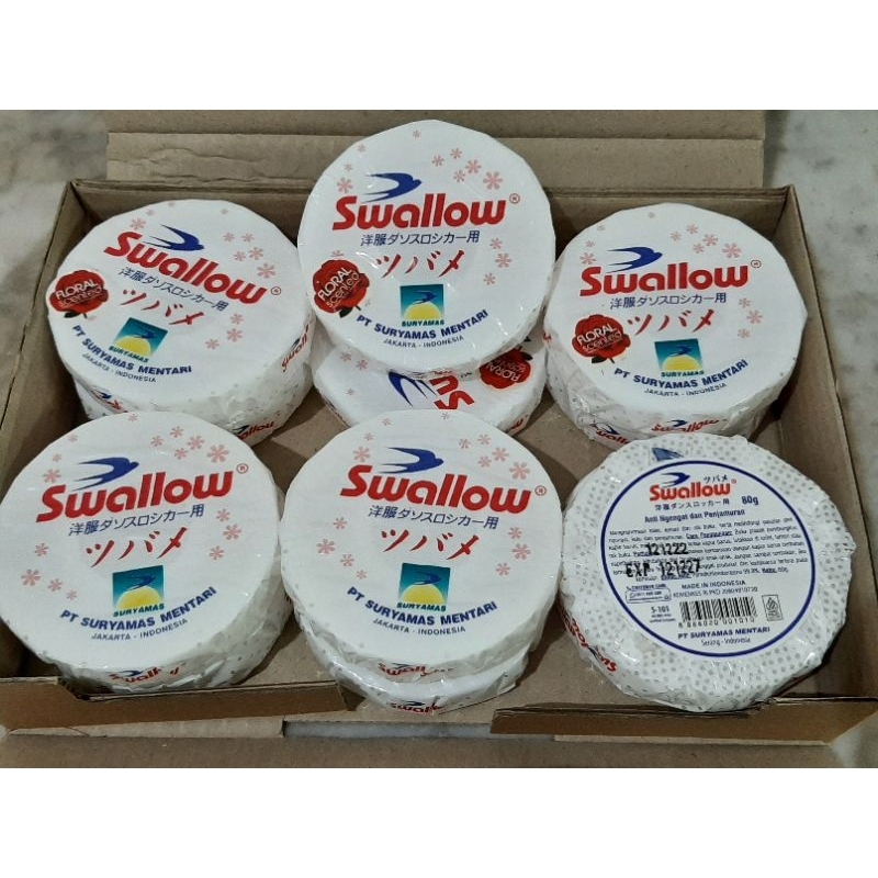 Refill Kamper / Kapur Barus Swallow 80gr with Case S-101