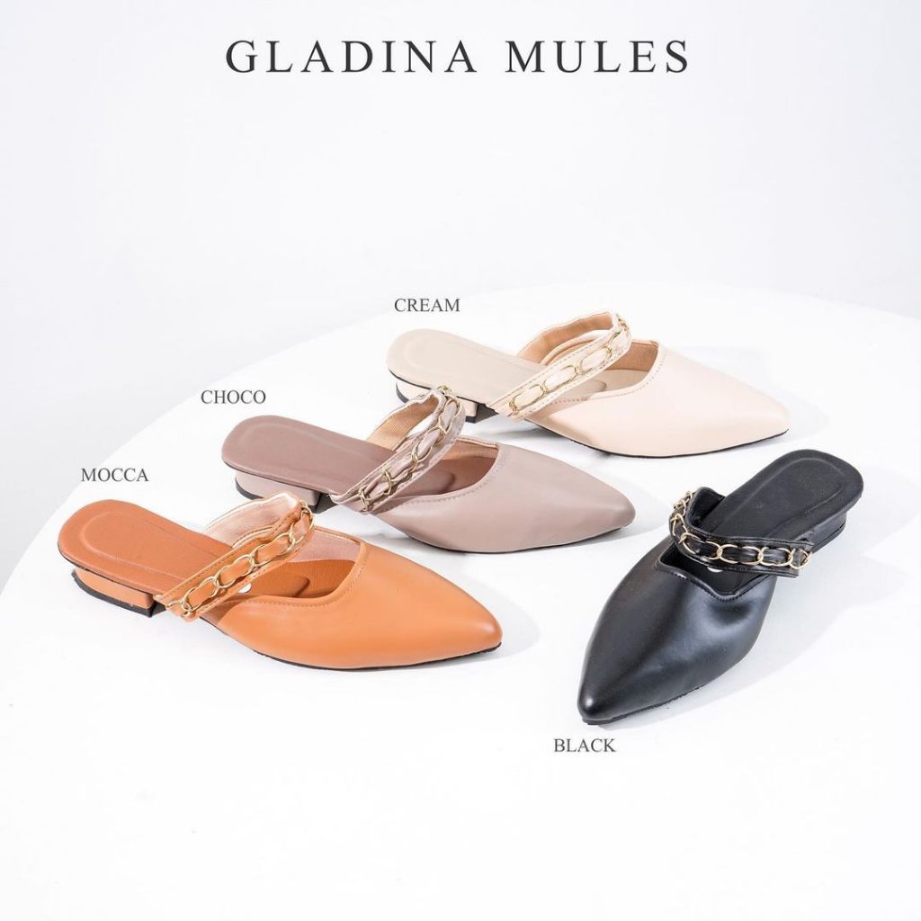 Loki Store [Heels Wanita] Gladina Mules