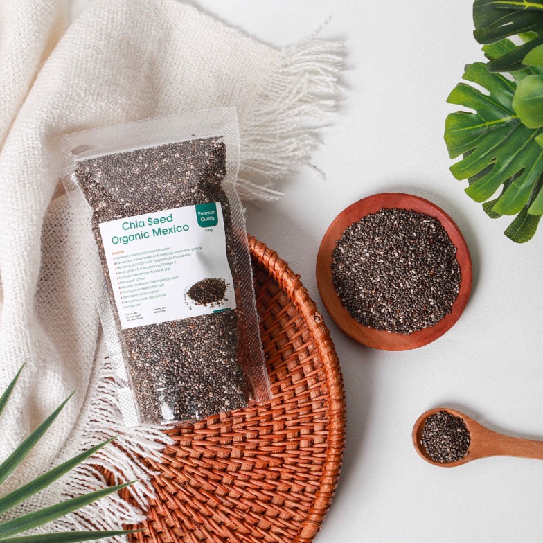 

61 Organic Chia Seed 100gr Halal 100% Original Terlaku.! )V