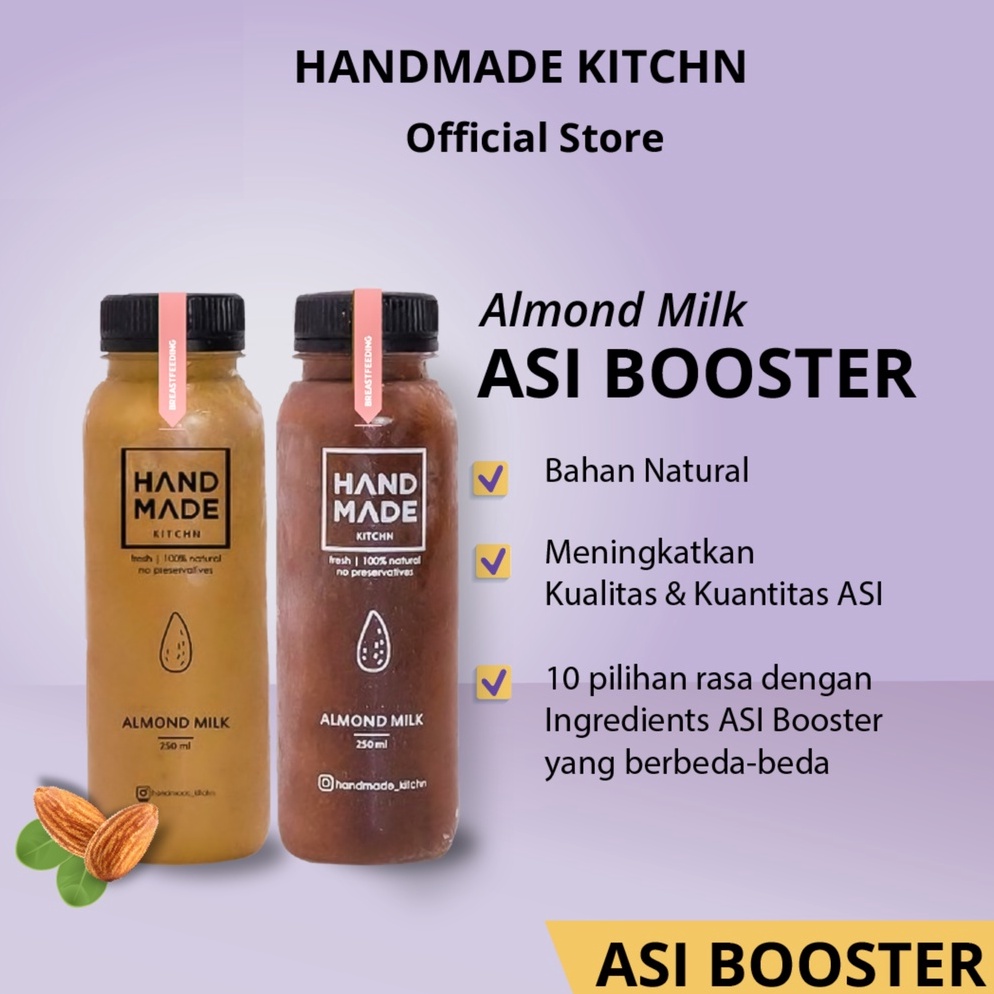 

[❋B92\] HANDMADE KITCHN I Almond Milk I Asi Booster I Susu Almond Grosir lagi