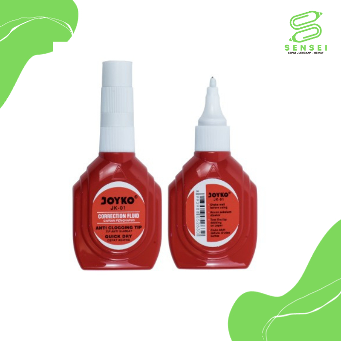 

1 PCS Correction Fluid / Tip-Ex Cair Joyko JK-01 / JK 01