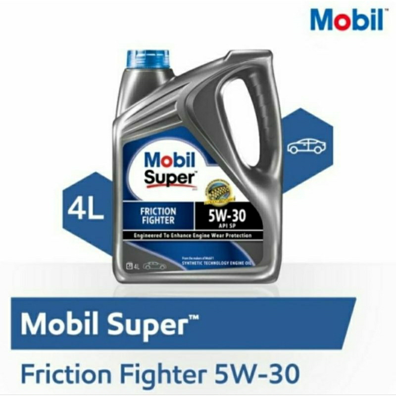 Oli Mobil Super Friction Fighter 5W30/5W-30/5-W30 Api SP (4L/4 L)