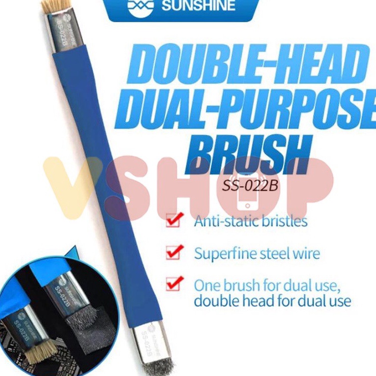 

Best Pr0duk KUAS LEMBUT - KUAS KAWAT ANTI-STATIC BRUSH SUNSHINE SS-022B 2IN1 Murah Meriah