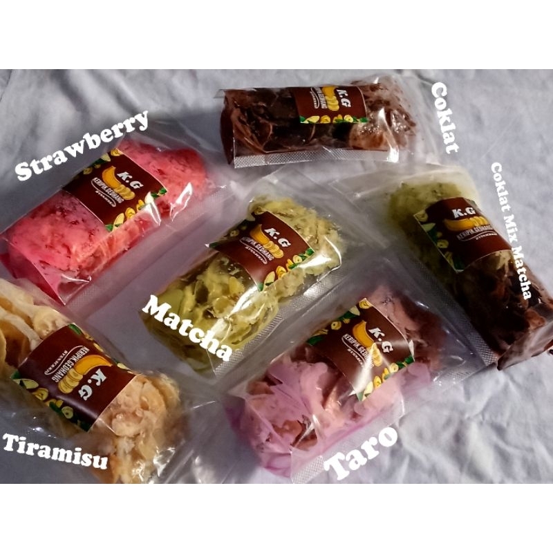 

PAKET KERIPIK PISANG LUMER 10PCS 65GRAM