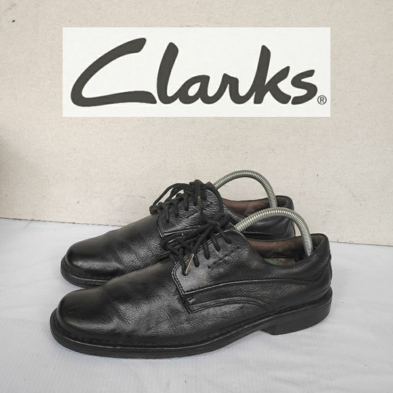 Clarks formal shoes original sepatu pria branded vintage kulit preloved