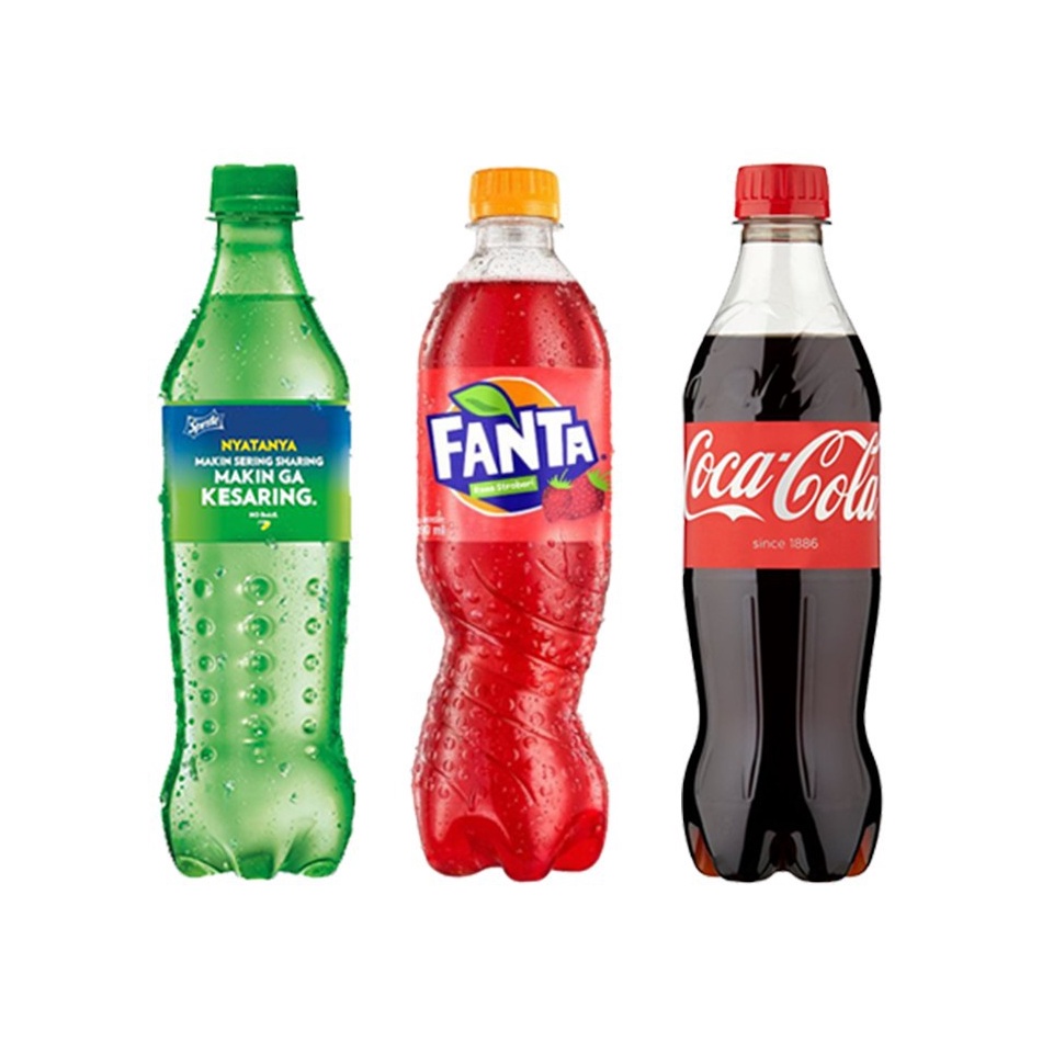 

[۩G49>] Coca Cola Sprite Fanta 390ml per Dus isi 12 Promo Tergila